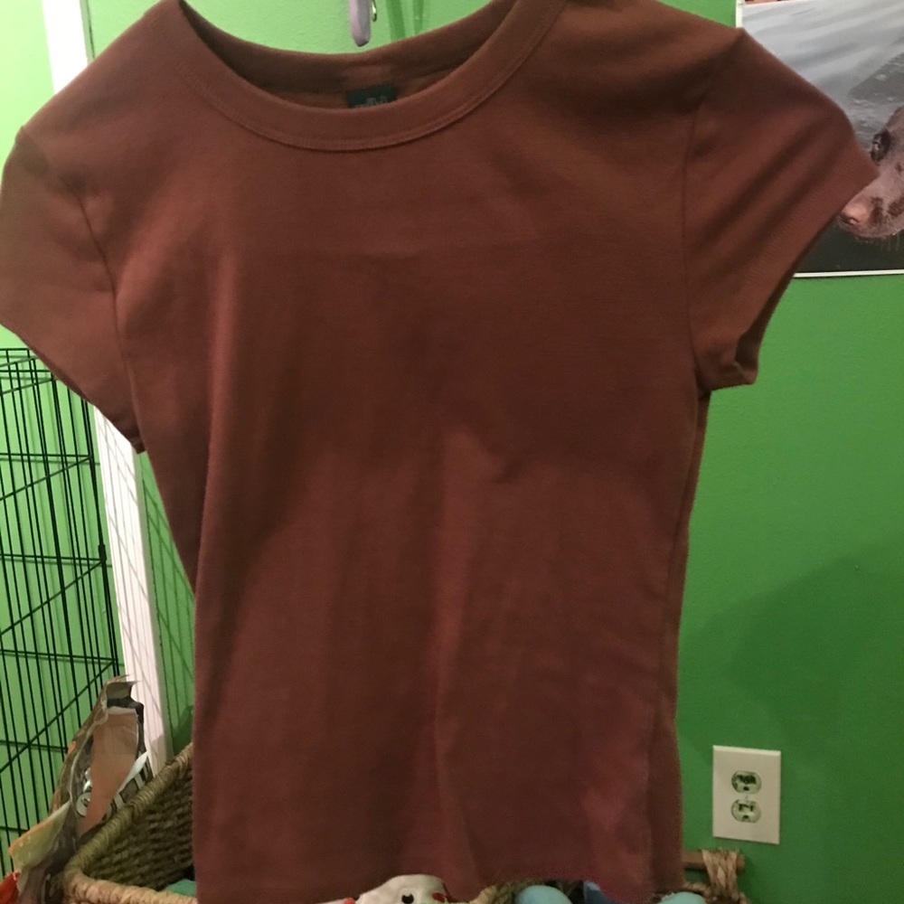 Wild fable ribbed t
